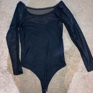 Black Abercrombie body suit in size large